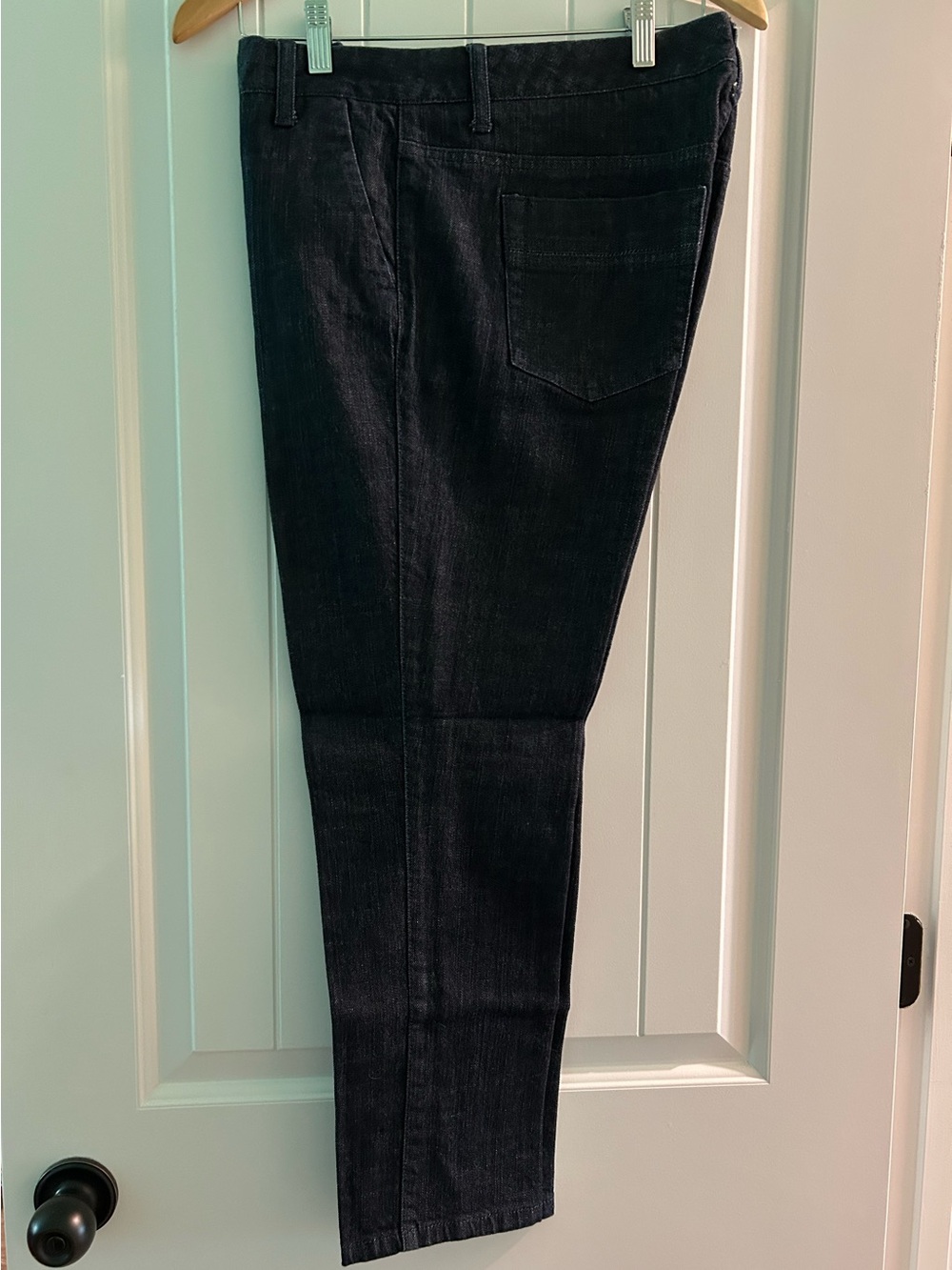 Vintage 90s Tommy Jeans Low Rise Straight Leg Size 12 Dark Wash